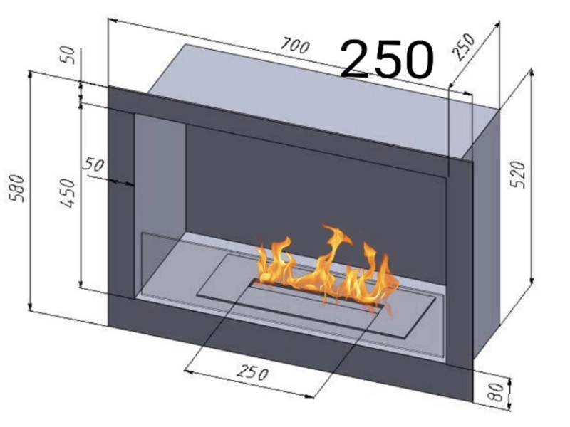 Біокамін класичний 250